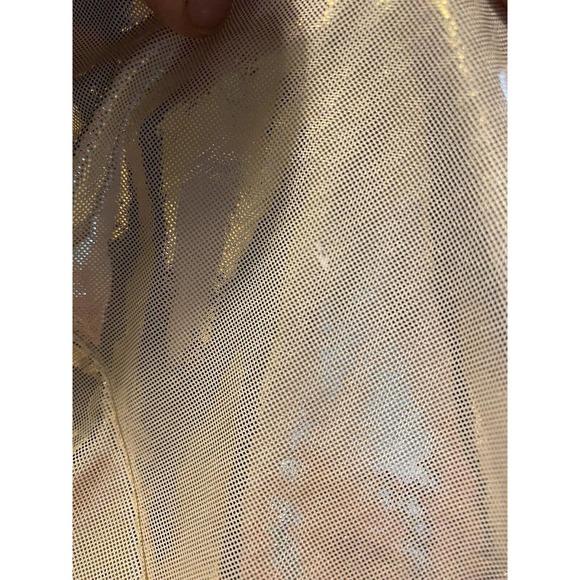 NWT River Island Womens Gold‎ Slip Maxi Dress Sz US 12 Slit Detail Gold Hardware - Picture 14 of 14